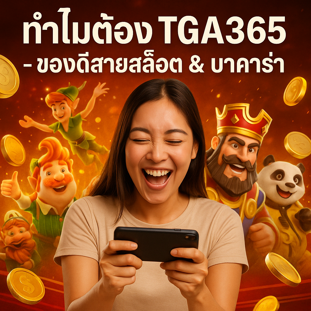 ทำไมต้อง TGA365 ของดีสายสล็อต & บาคาร่า
