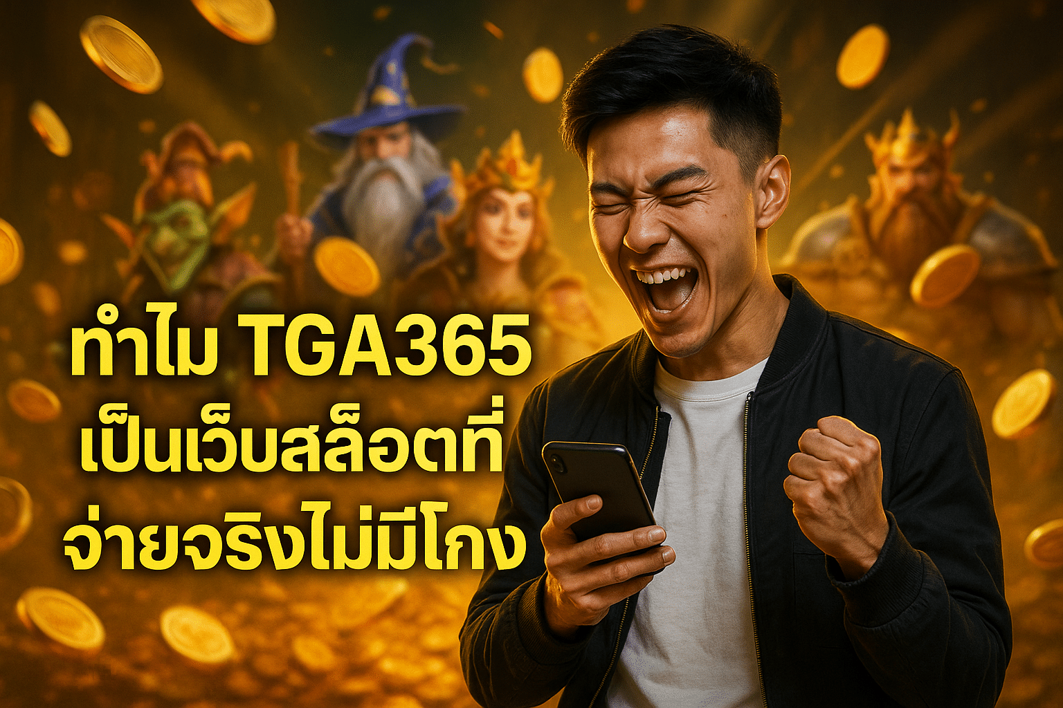 ทำไม TGA365 เป็นเว็บสล็อตที่จ่ายจริงไม่มีโกง