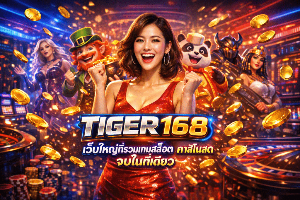 TIGER168 เว็บใหญ่ที่รวมเกมสล็อต คาสิโนสด จบในที่เดียว
