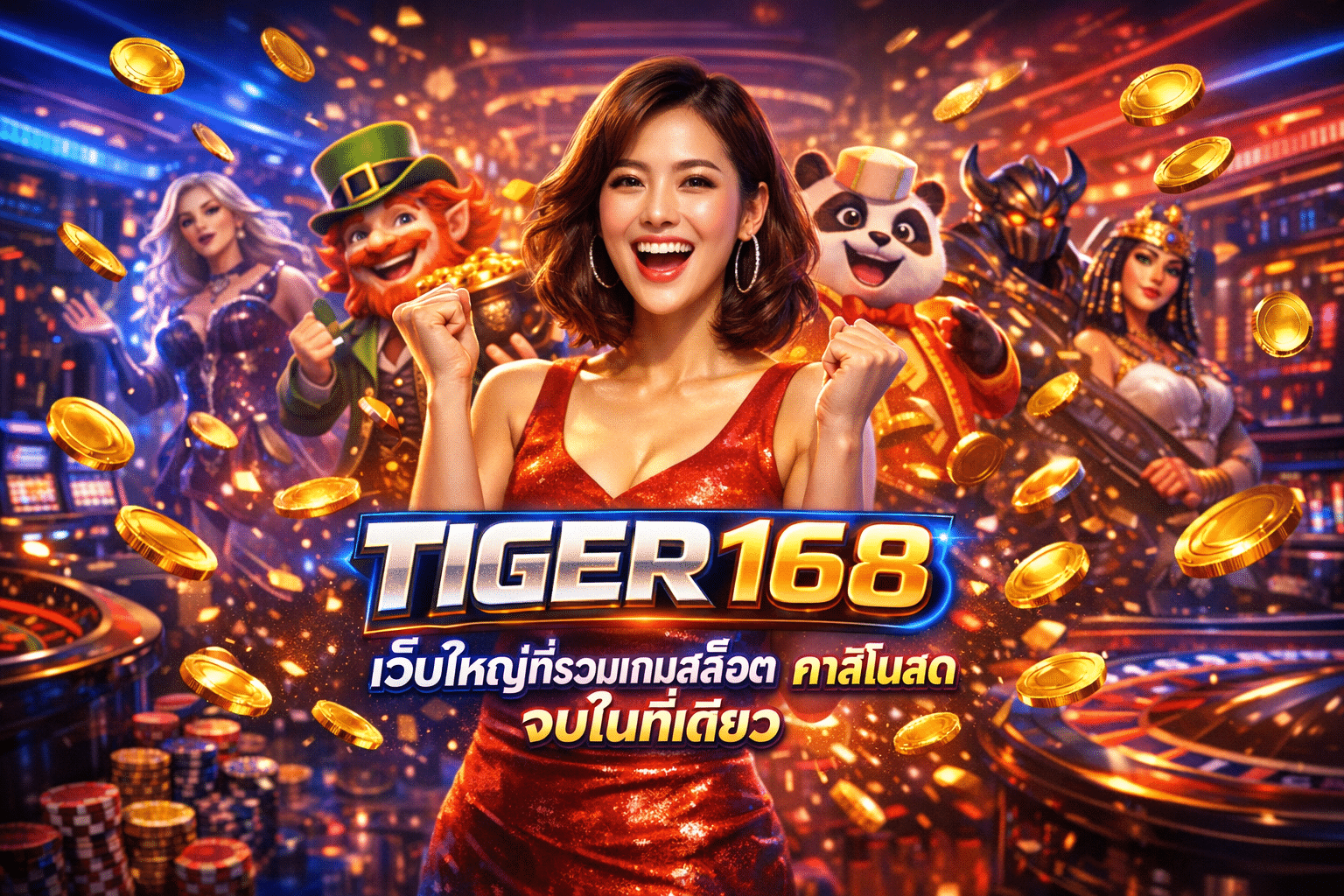 TIGER168 เว็บใหญ่ที่รวมเกมสล็อต คาสิโนสด จบในที่เดียว